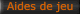 Aides de jeu